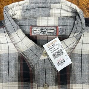 American Terrain  XL long sleeve button down collar shirt  autumn fall plaid